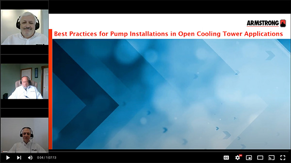 Webinar: Best Practices for Pump Installations in Open Cooling Tower Applications