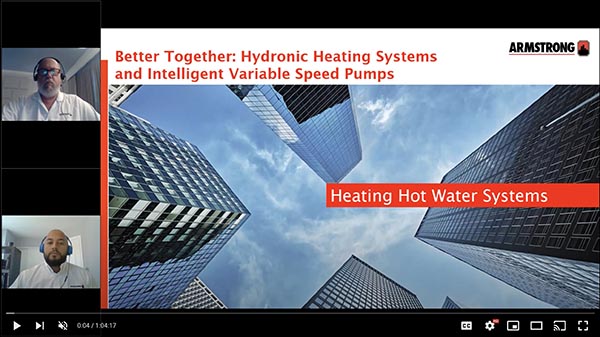Hydronic Heating Systems & Intelligent Variable Speed Pumps